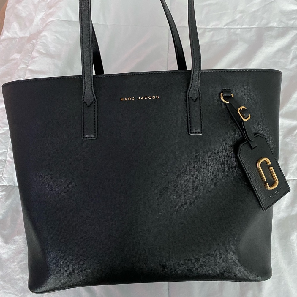 Marc Jacobs Leather Tote Bag with FREE insert